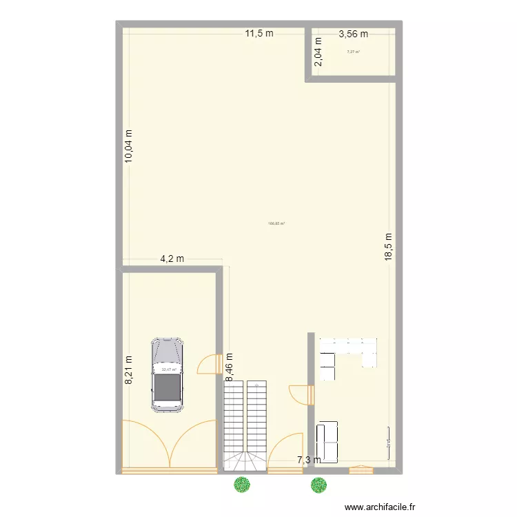 planziouche. Floor plan with 