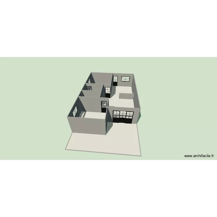 CASA RAIMUNDO PARAISO. Floor plan with 6 and 97 m² CASA RAIMUNDO PARAISO. Floor plan with 6 and 97 m²