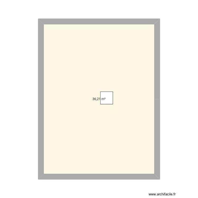 Yesy. Floor plan with 1  and 36 m²