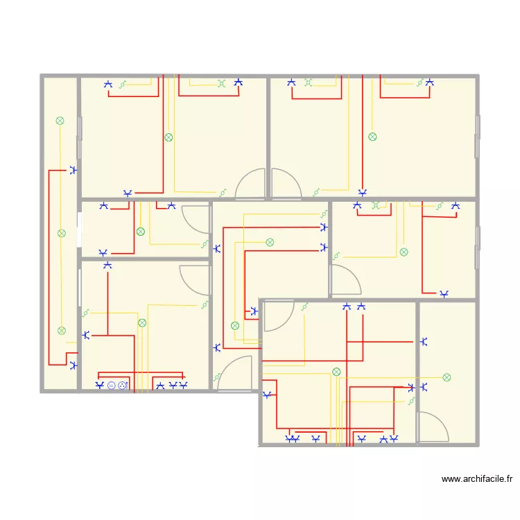 plano electrico piso ferrol. Floor plan with 9 and 79 m² plano electrico piso ferrol. Floor plan with 9 and 79 m²