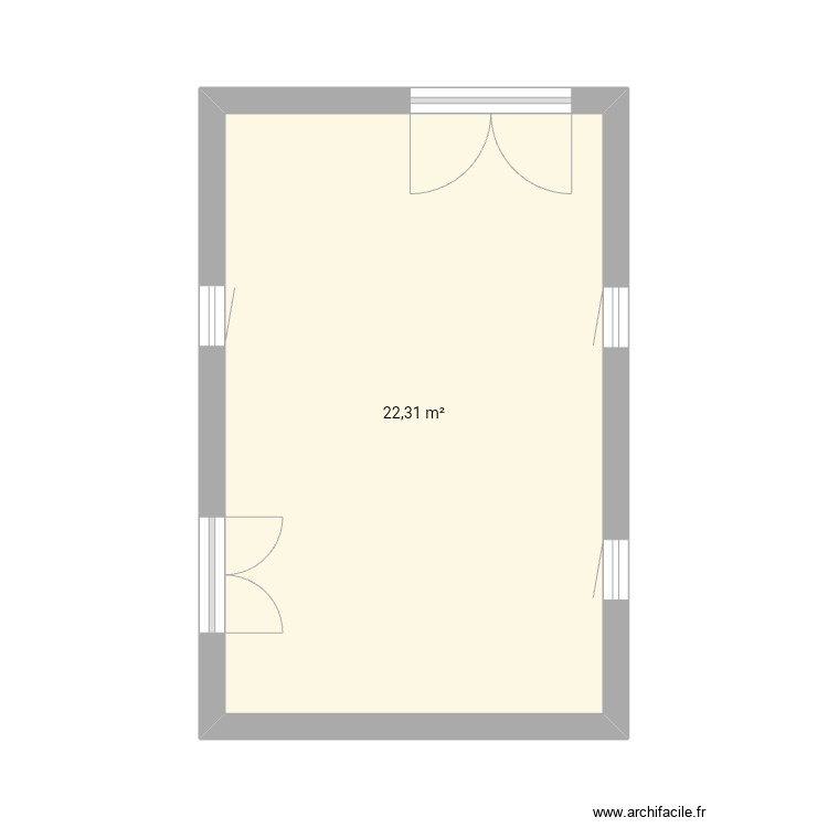 Upstairs stone room template accurate. Floor plan with 0 room and 0 m2