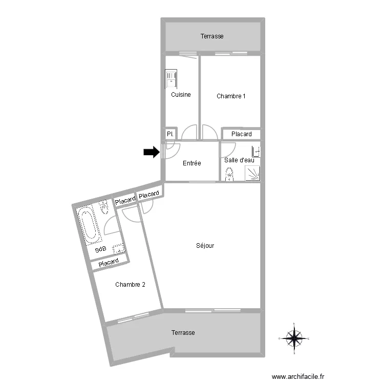 51373 MENGUS. Floor plan with 12  and 103 m²