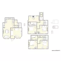 Cottage layout with bath on to floor and shower on middle floor v2