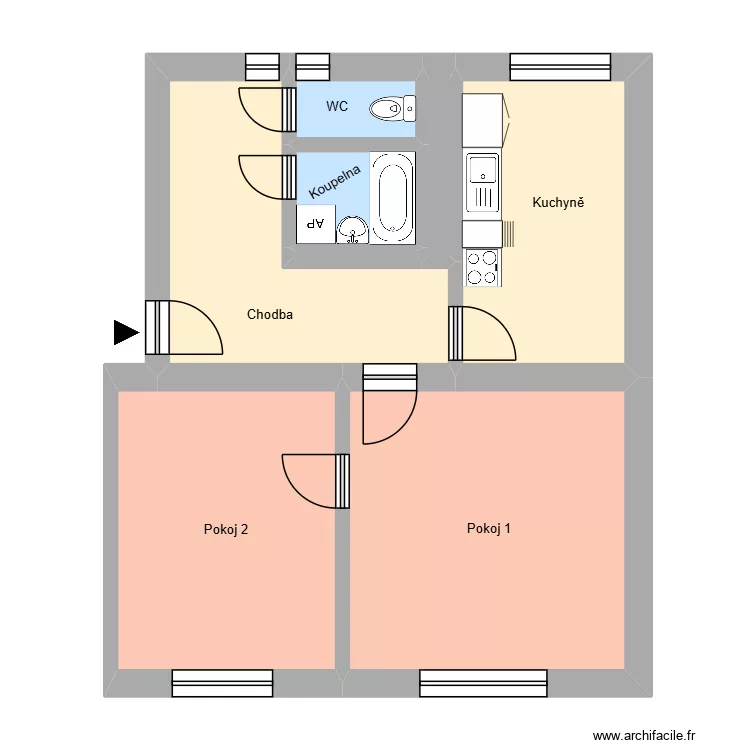 Na N&aacute;břež&iacute; 25, byt 3. Floor plan with 12  and 179 m²