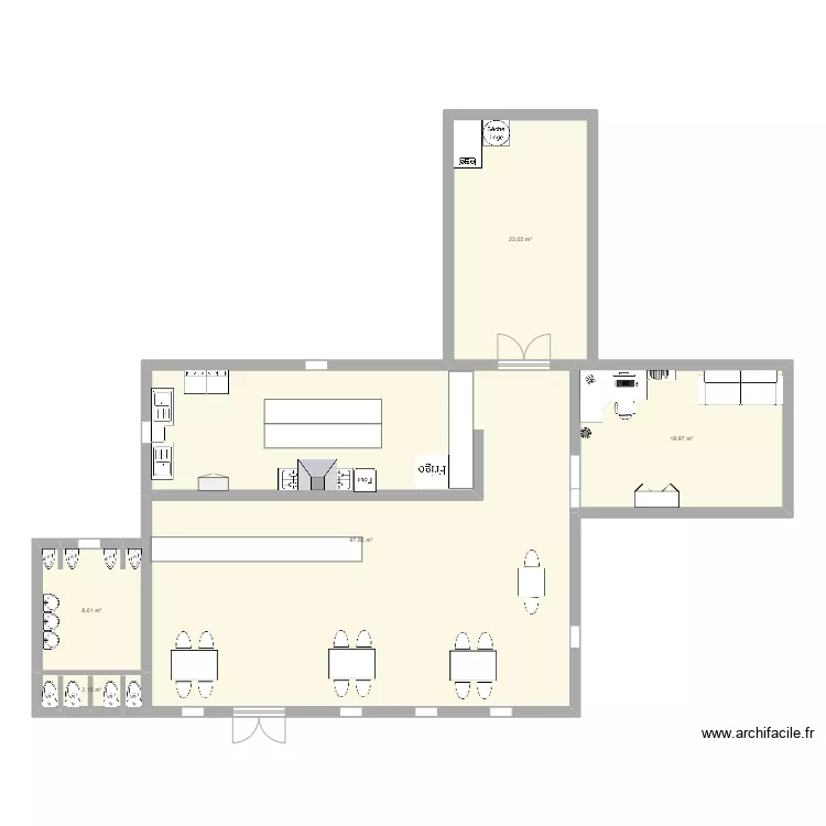 YANIS leblay. Floor plan with 