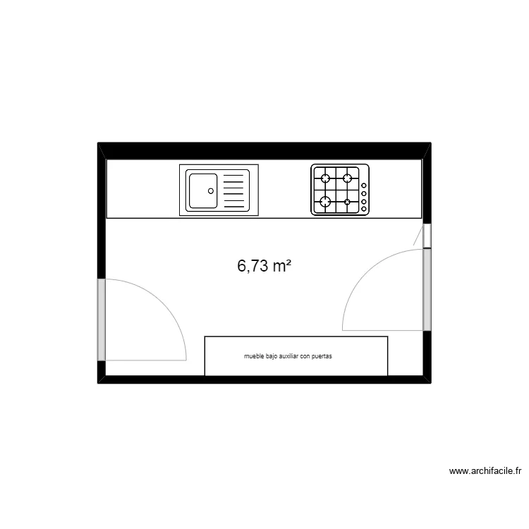 MANUEL MORENTE (COCINA). Floor plan with 