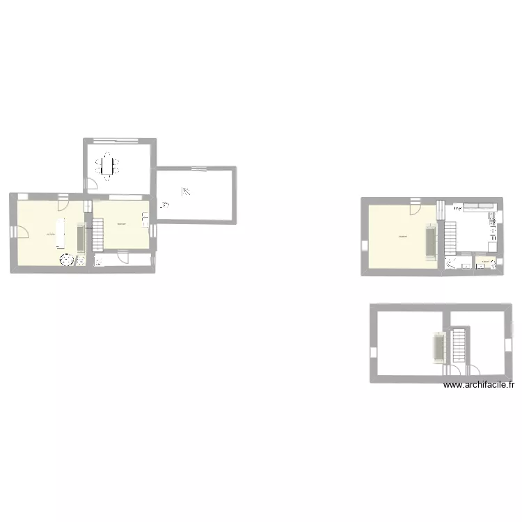 Fournil. Floor plan with 