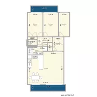 Plan modifi&eacute; version th&eacute;o avec cuisine