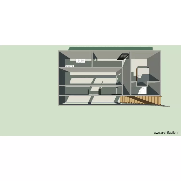 home. Floor plan with 7 Rooms and 59 m² home. Floor plan with 7 Rooms and 59 m²