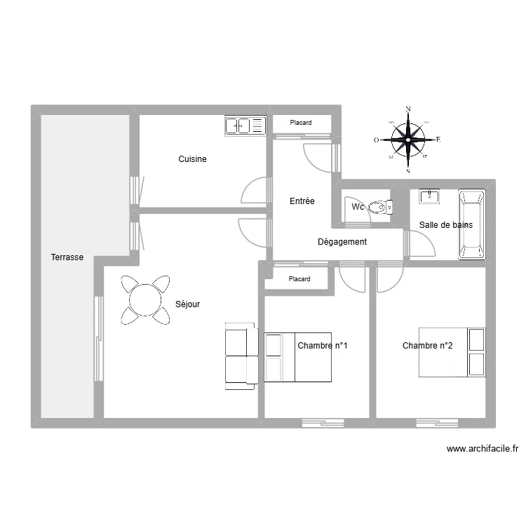 DE TOFFOL François 51541. Floor plan with 12 and 90 m² DE TOFFOL François 51541. Floor plan with 12 and 90 m²