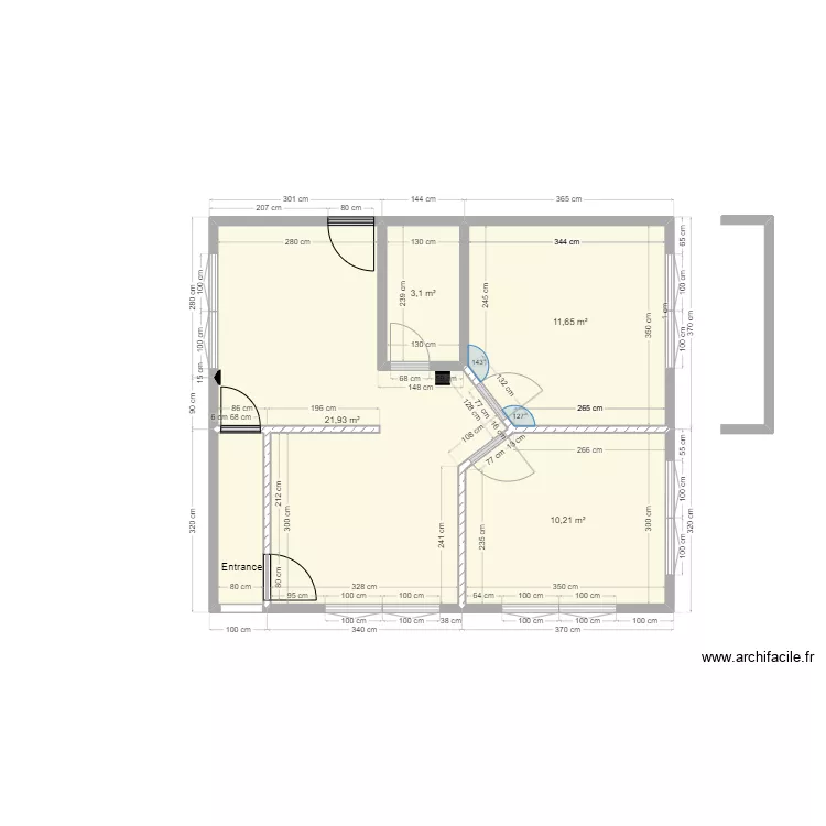 ground. Floor plan with 