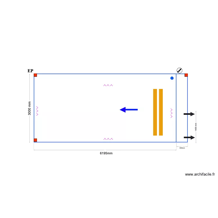 Heras NEW V2. Floor plan with Heras NEW V2. Floor plan with