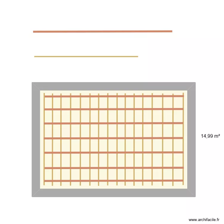 Dachterrasse. Floor plan with 1 Room and 15 m²