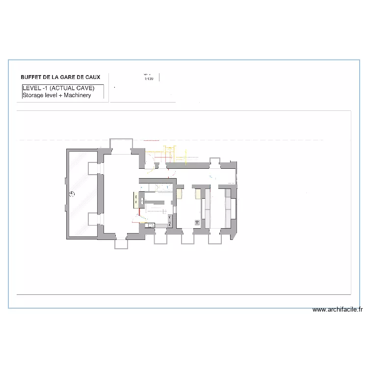 Floor plan -1 (2nd). Floor plan with 