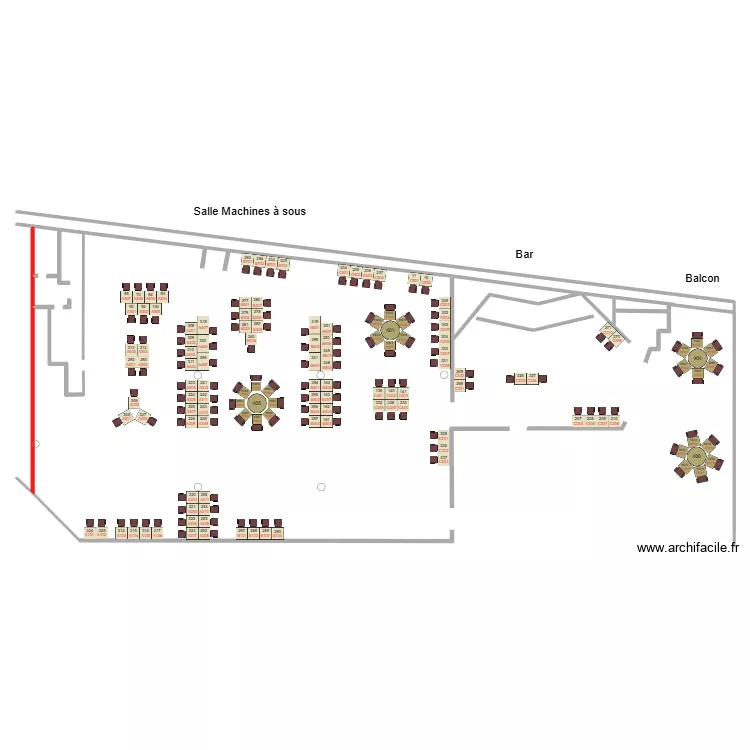 Plan phase 23.03. Floor plan with 1 room and 2 m²