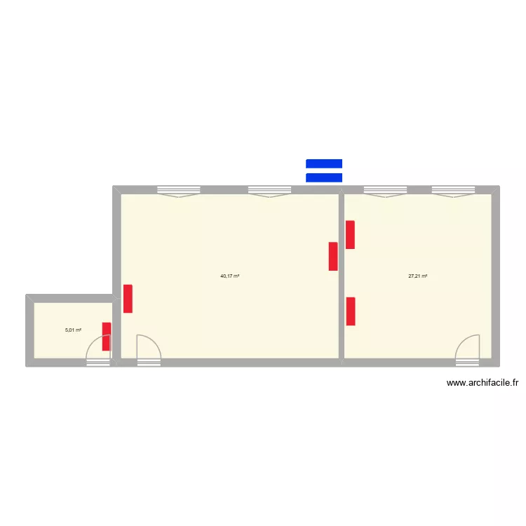 HHV. Floor plan with 3 Rooms and 72 m² HHV. Floor plan with 3 Rooms and 72 m²