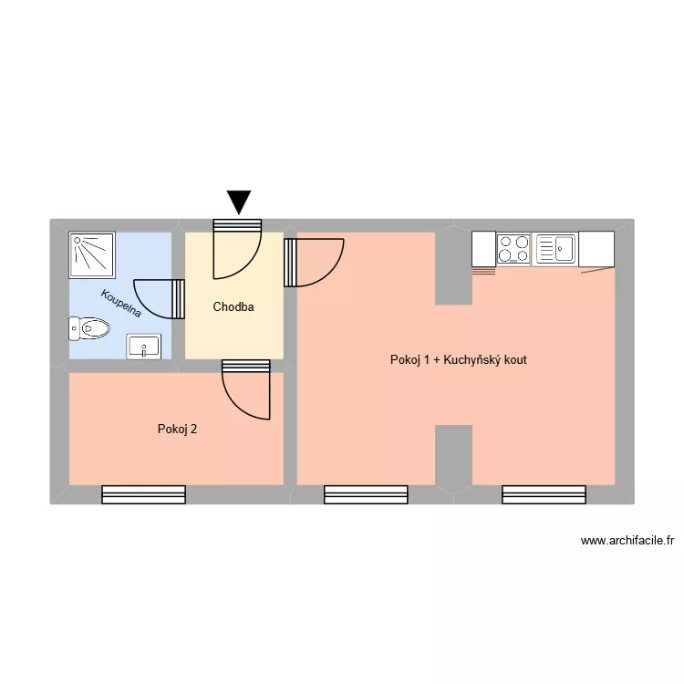 U stromovky 270, byt 15. Floor plan with 8  and 158 m²
