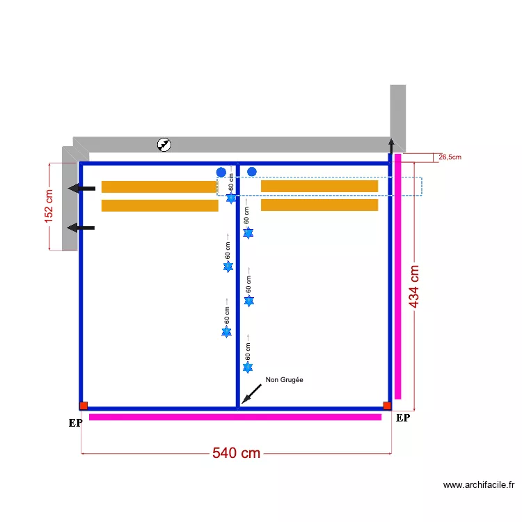 Gallagher - Lagos. Floor plan with 