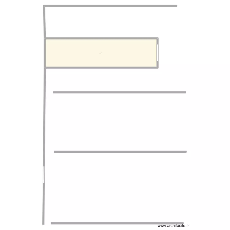 truc UC. Floor plan with 1  and 94 m²