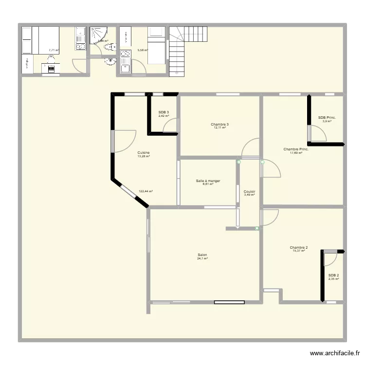 4-Plan Indépendances. Floor plan with 18 and 257 m² 4-Plan Indépendances. Floor plan with 18 and 257 m²