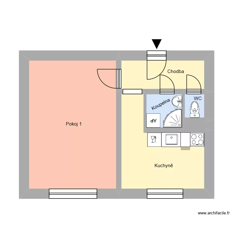 Matu&scaron;kova 1055, byt 11. Floor plan with 10  and 159 m²
