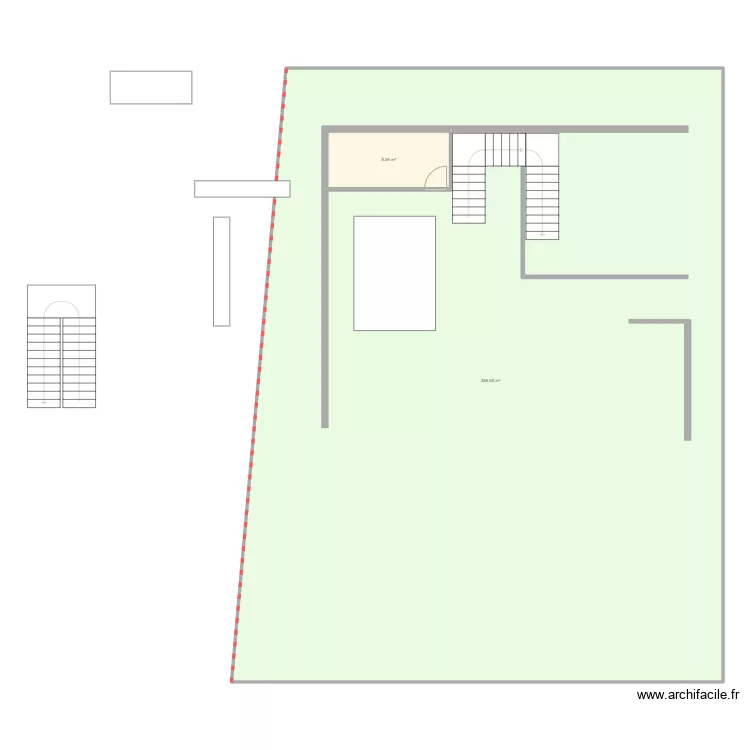 mate. Floor plan with 