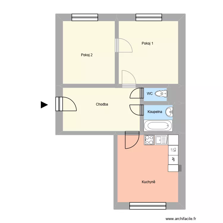 stromovka 1797 byt 2. Floor plan with 11  and 175 m²