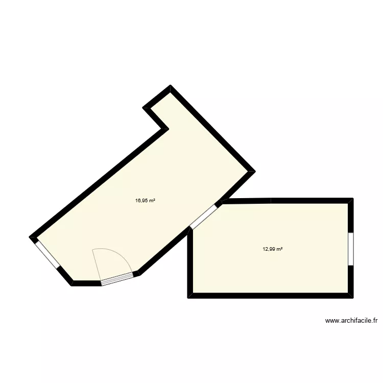 3ieme. Floor plan with 