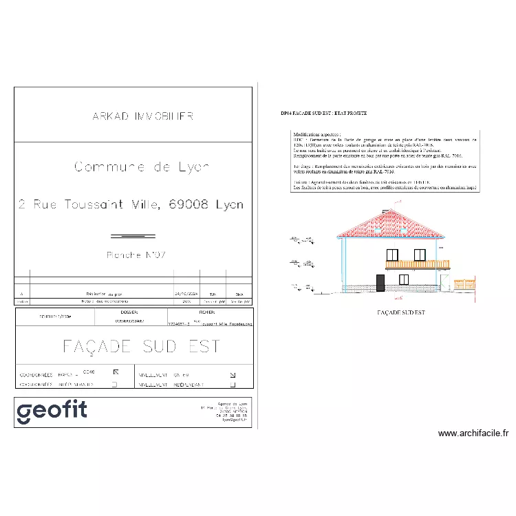 Sud Est Lyon mermoz. Floor plan with 