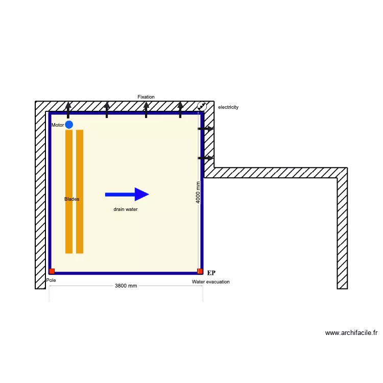 Gemel. Floor plan with Gemel. Floor plan with