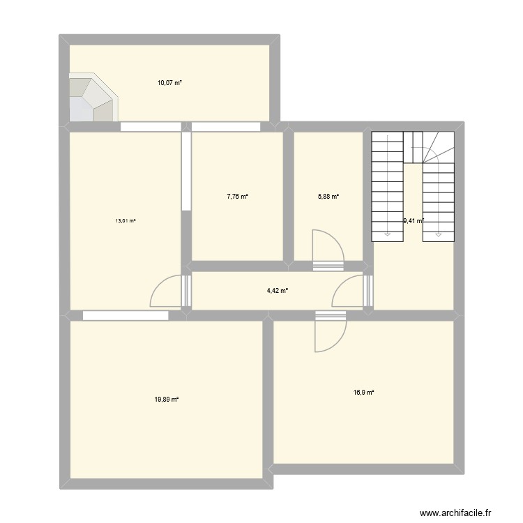 Erdgeschoss. Floor plan with 0 room and 0 m2