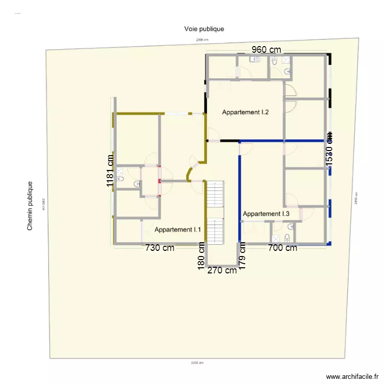 plan INSS. Floor plan with 