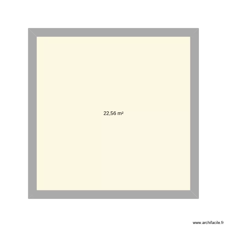 Zweiter Vorschlag. Floor plan with 1 and 23 m² Zweiter Vorschlag. Floor plan with 1 and 23 m²