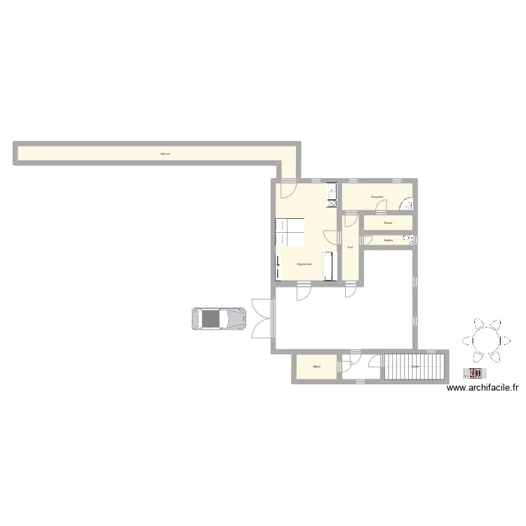 senec. Floor plan with 