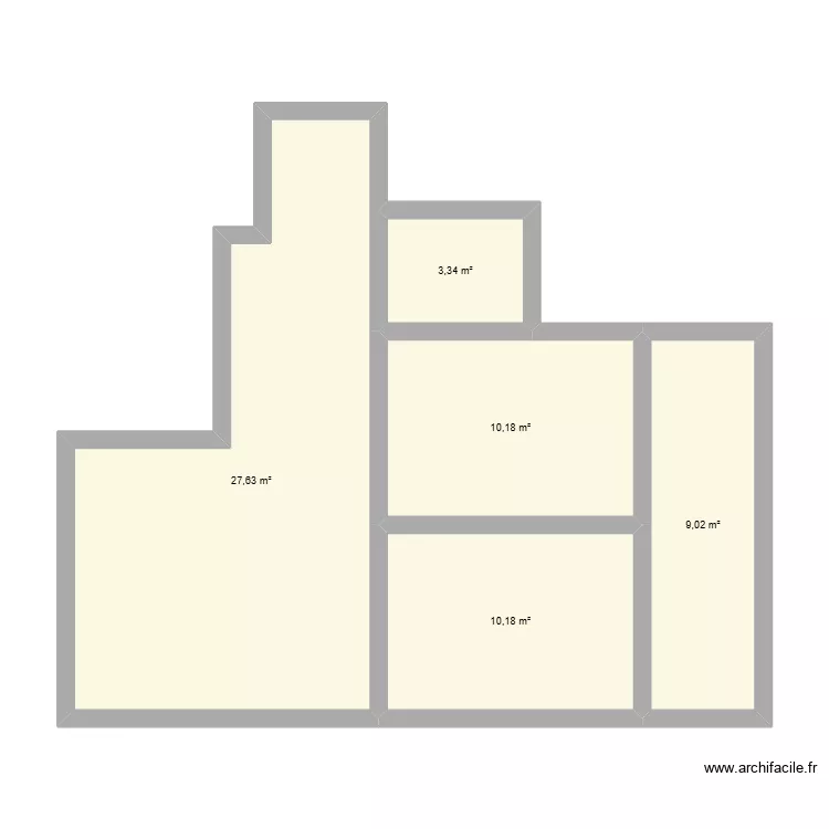 Medidas. Floor plan with 5 and 60 m² Medidas. Floor plan with 5 and 60 m²