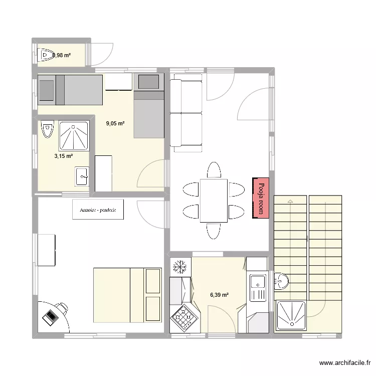Thogarrai 1. Floor plan with 