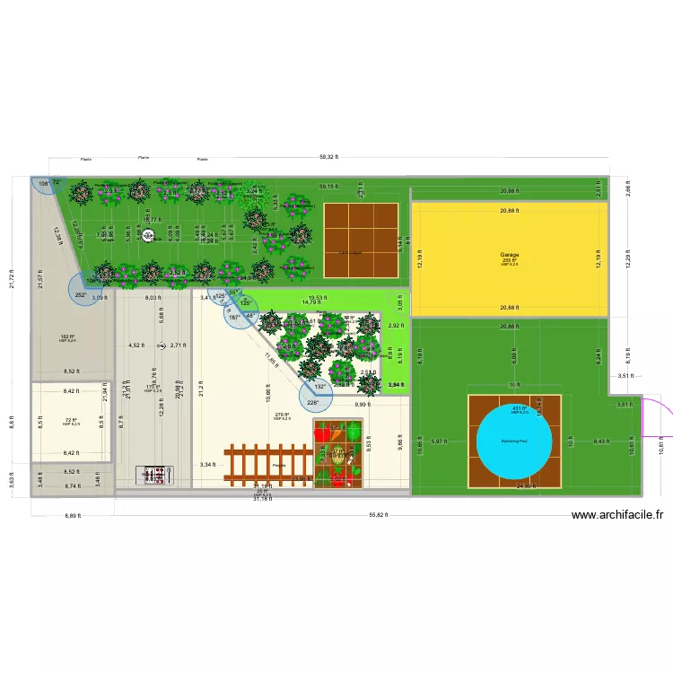 Backyard Hartford1. Floor plan with 