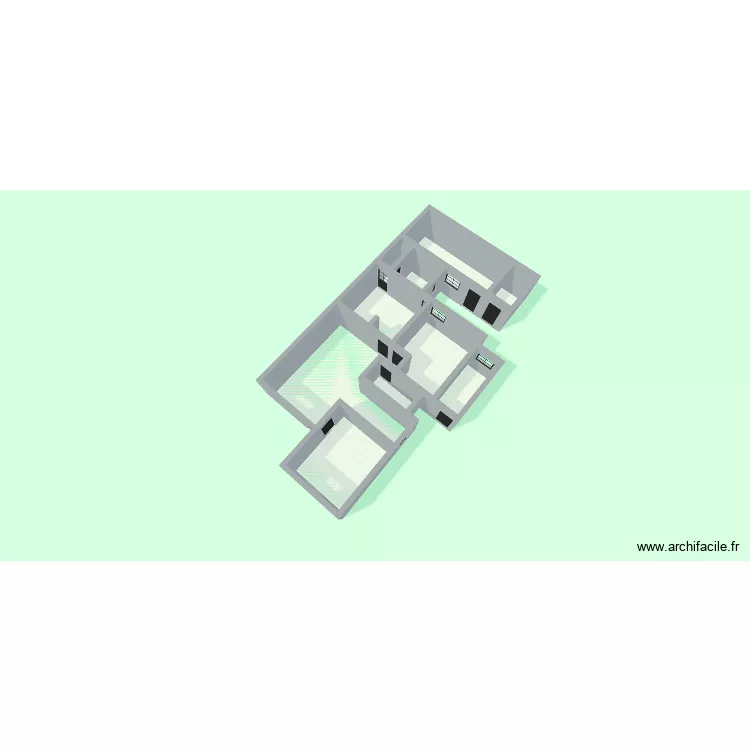 ampliacion casa 1. Floor plan with 10 and 92 m² ampliacion casa 1. Floor plan with 10 and 92 m²