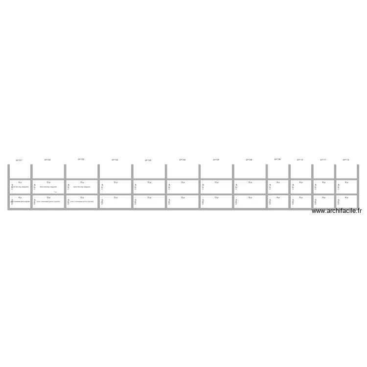 Ef1##. Floor plan with 24  and 119 m²