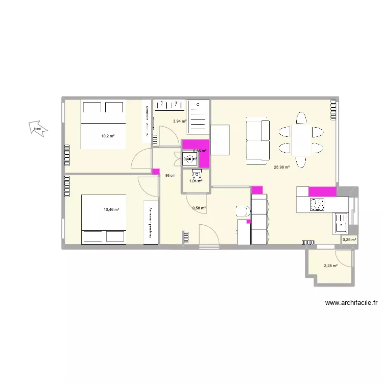 41 amenagement. Floor plan with 41 amenagement. Floor plan with