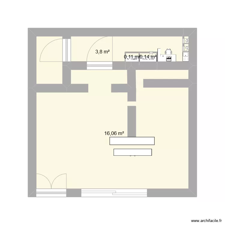 plan du magasin. Floor plan with 