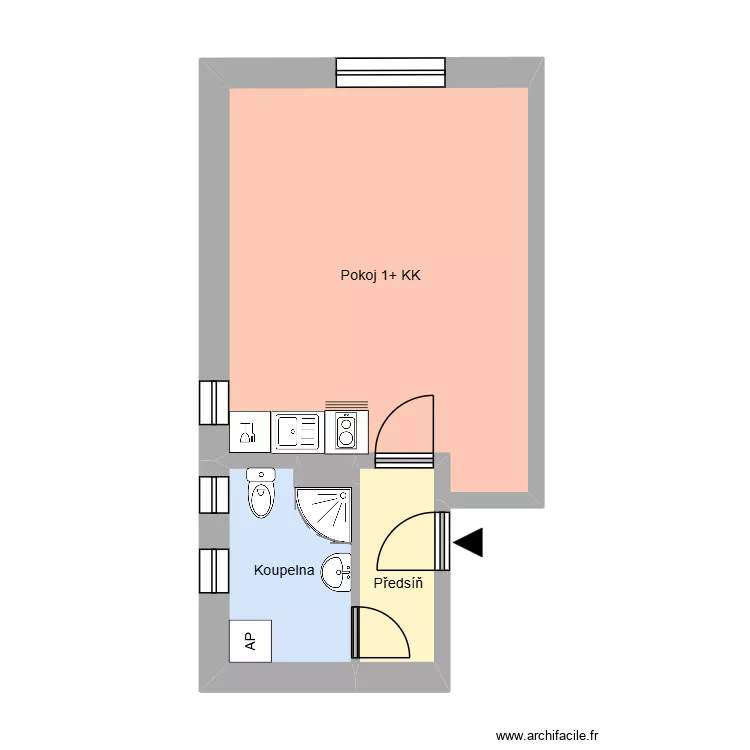 U N&aacute;draž&iacute; 650, byt 8. Floor plan with 8  and 151 m²