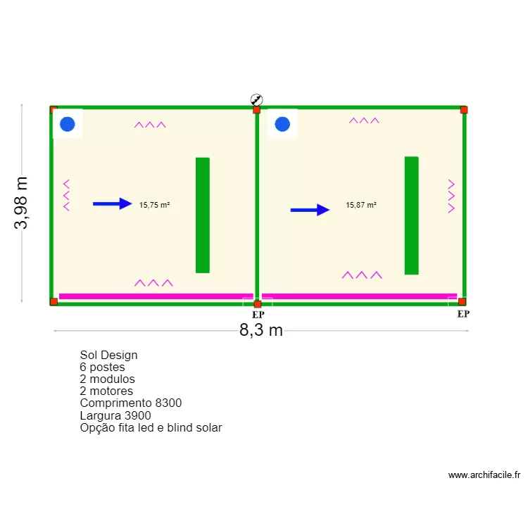 Jos&eacute; Manuel- Monte Gordo. Floor plan with 