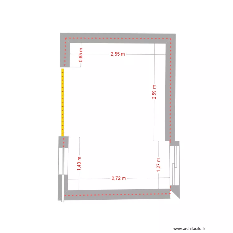 pieza oli. Floor plan with pieza oli. Floor plan with