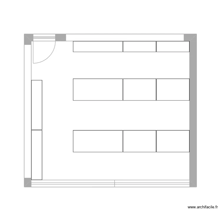 Armazenamento pe&ccedil;as abertas (Antiga Sala inspe&ccedil;&atilde;o). Floor plan with 