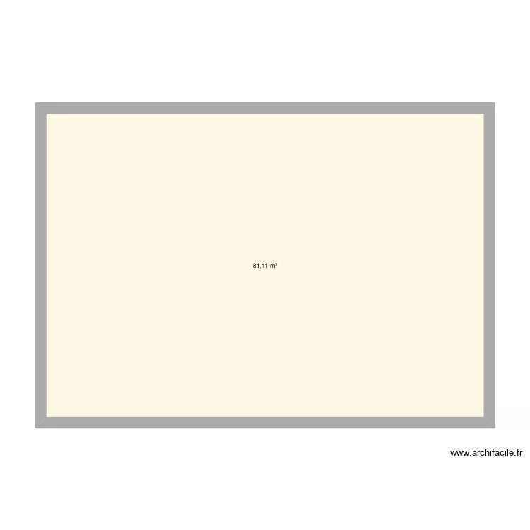 House. Floor plan with 3  and 85 m²