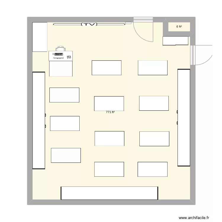 project.. Floor plan with 2  and 72 m²