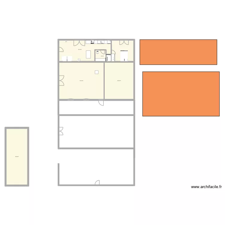Fanadia project2. Floor plan with 6  and 180 m²