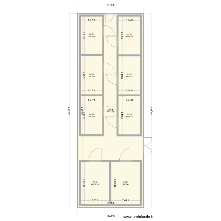 SD 8 Room. Floor plan with 