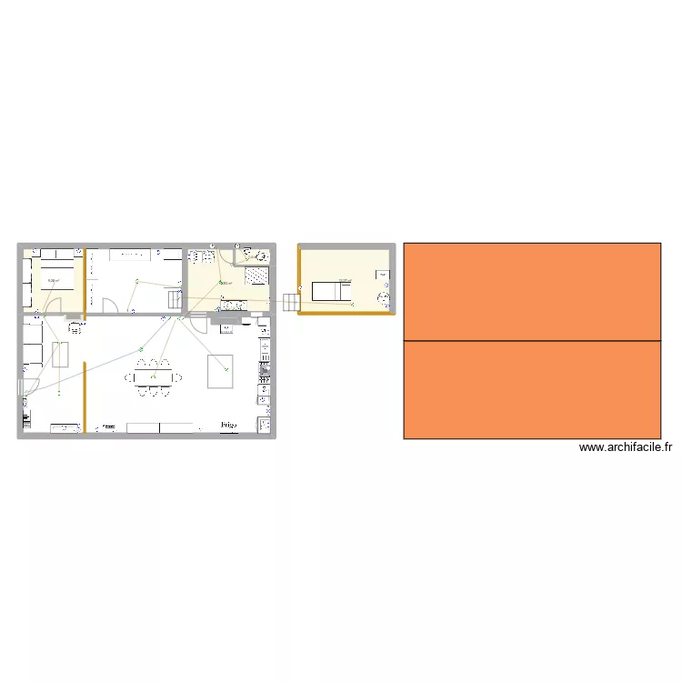 Villars 3 appartement Na electricity. Floor plan with Villars 3 appartement Na electricity. Floor plan with